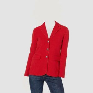 Ralph Lauren 3-Button Stretch Knit Blazer Cardigan